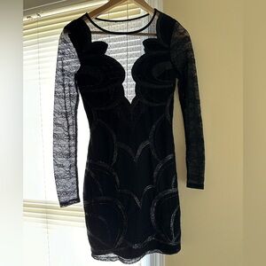 Express Sequined Mini Dress